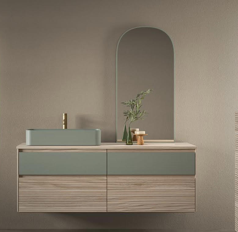 espejo de diseño para lavabo